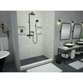 thumbnail image 7 of Tile Redi Rt3448l-Pvc Redi Trench 48" X 34" Rectangular Shower Base - Bronze, 7 of 7