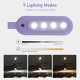 thumbnail image 3 of Libro recargable Reading Light VAVOFO para cama infantil, color morado, 3 of 6