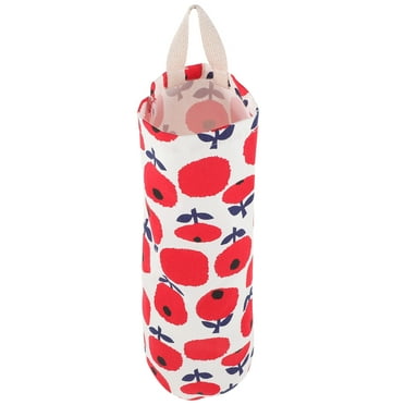 Garbage Storage Multi-function Dispenser Trash Bags Household Holder Wall Hanging Fabric