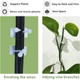 thumbnail image 5 of 100 clips de plantas para plantas trepadoras,Clips de pared de plantas para tracción de enredaderas,Clips de fijación de plantas Clips de plantas autoadhesivos Gancho de fijación Planta de p, 5 of 5