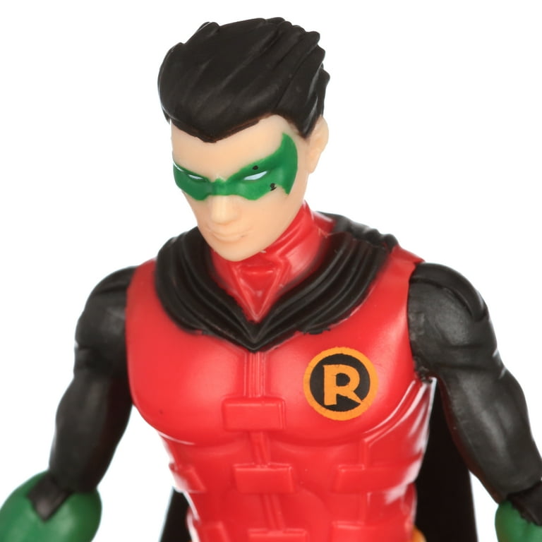 DC Comics Batman Action Figure Robin 4 Pollici - Giocattolo Con 3 Accessori Misteriosi, Per Bambini Dai 3 Anni In Su - 2