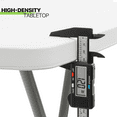 thumbnail image 6 of Magshion Foldable Table, 26" Height Adjustable TV Tray, Portable Plastic Top Metal Frame Laptop Desk, White, 6 of 11