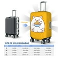 thumbnail image 6 of PAYOHTO Highly Elastic Spandex Suitcase Cover Luggage Cover Large Fits 25 to 28 Inch cute happy bear Girl, 6 of 8