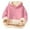 Pink, variant on lnmuld Teen Hoodies Solid Color Girls Hooded Sweatshirt Soft Lined Pullover Cozy Warm Kids Jacket Top for Cold Weather Outdoor Play Size:7-8 Years