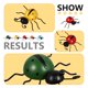 thumbnail image 3 of Greenadscape 5Ud Simulada De Ladybug Para Jardín Decorativa De Metal Colorida, 3 of 7
