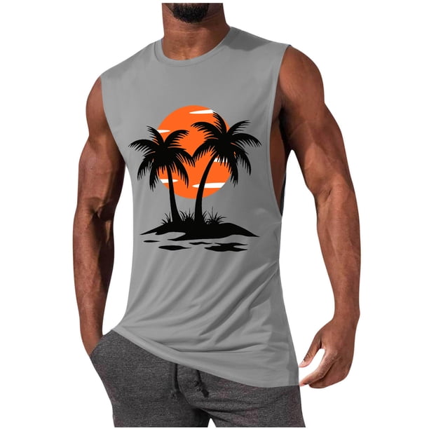 Camisetas de Algodón de Cuello Alto para Mujeres Pullover Deportivo de Alta Elasticidad sin Mangas, Cuello Redondo Tanque de Fitness para Entrenamientos Y Ocasional