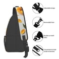 thumbnail image 4 of Lsque Sunny Yellow SunFlower Pattern Cross Chest Bag Diagonally – Premium Durable Front Chest Sling with Adjustable Padded Strap, High-Capacity Storage, 4 of 8