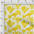 thumbnail image 1 of oneOone Cotton Cambric Yellow Fabric Florals Quilting Supplies Print Sewing Fabric By The Yard 42 Inch Wide-OVW, 1 of 1