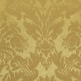 thumbnail image 2 of Ultimate Textile (2 Pack) Saxony 90 x 156-Inch Rectangular Damask Tablecloth - Jacquard Weave Emblem Crest Design, Gold, 2 of 3