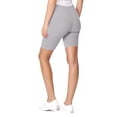 thumbnail image 3 of Women's Casual Seamless High Waist Solid Biker Shorts Comfortable Stretch Active Shorts, 3 of 5