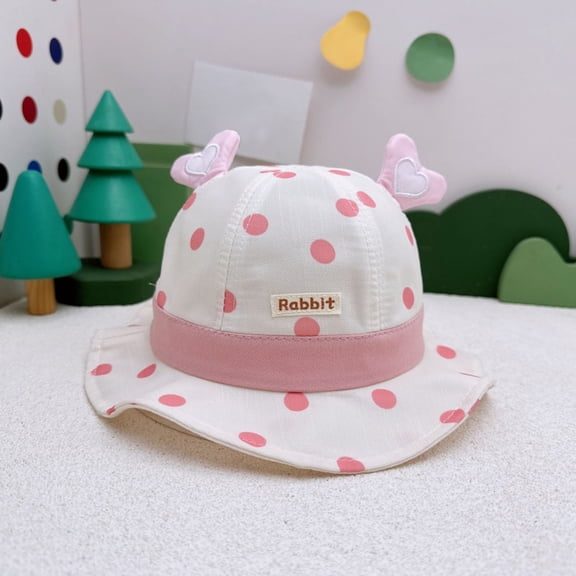 Delliss Kids Sun Hat for Girls Sun Protection Toddler Beach Hat for Fishing Play Hat