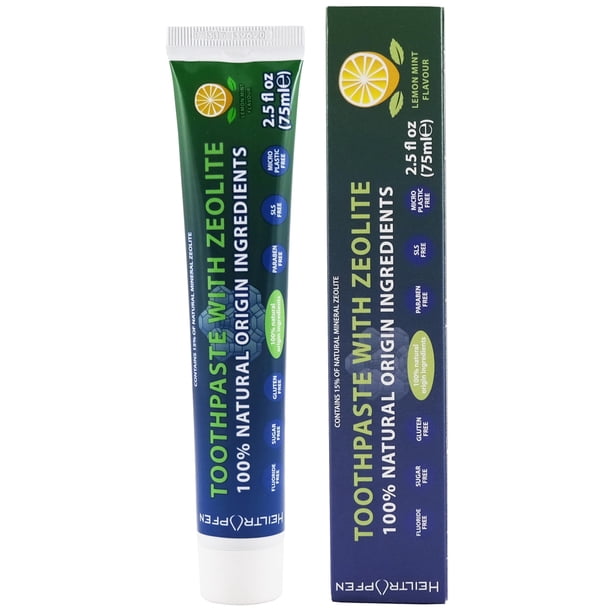 Pasta dental Heiltropfen Zeolite 75 ml sin flúor, natural