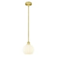 thumbnail image 2 of Innovations Lighting - White Venetian - 1 Light Stem Hung Mini Pendant In Modern, 2 of 7