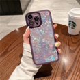 thumbnail image 1 of Película De Lente De Vidrio Templado Anillo De Metal Para IPhone 14 13 12 11 Pro Max Shell Grain Back Plate Imd Soft Case, 1 of 4