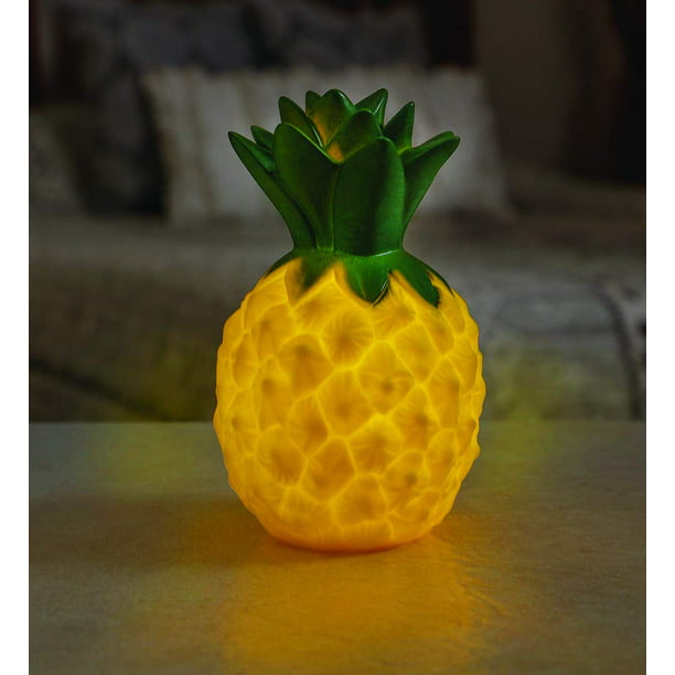 Pineapple LED Night Light Tropical Mini Lamp Centerpiece Party Fun Decor - Walmart.com