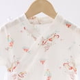 thumbnail image 4 of JUMEYU Baby Girls Clothes Newborn Infant Baby Girls Clothes Summer Short Sleeve Rompers Bodysuit Cute Outfit One Piece Clothing 0 3 6 9 12 18 24 Months (Light Pink,3-6 Months), 4 of 4