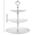 thumbnail image 4 of Toystoory Soporte de 3 niveles para pasteles, estante para postres, para servir, soporte para bandeja, Festival, cumpleaños, fiesta de Navidad, Almacenamiento y organización del hogar, 4 of 6