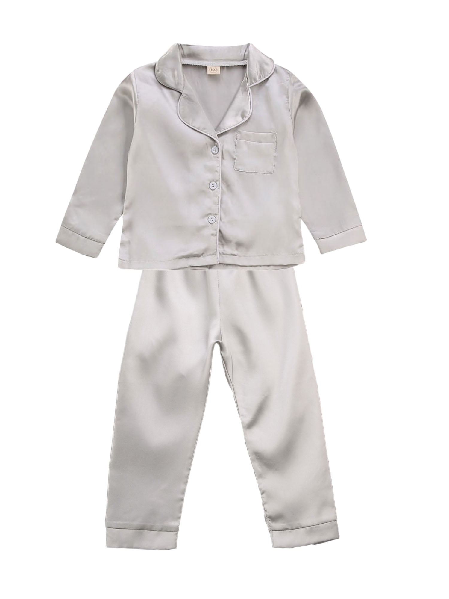 satin baby pajamas