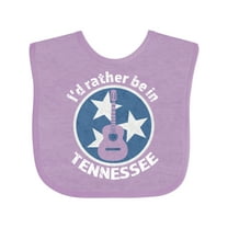 Inktastic I'd Rather Be in Tennessee Boys or Girls Baby Bib