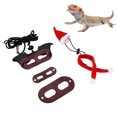 thumbnail image 4 of Juego De Arnés De Correa De Lagarto Largo Tiempo Usando Sombrero De Lagarto Suave único Para Lagarto Para Reptiles ANGGREK Otros, 4 of 8