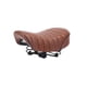 thumbnail image 5 of Cojín para asiento de bicicleta, sillín de látex acolchado suave con resorte, accesorios y suministros Marrón, 5 of 9