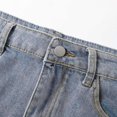 thumbnail image 4 of Dpytoraw Women’s Bodycon Denim Short Mini Skirts High Waist Casual Washed Stretchy Jean Skirts With Pockets Maxi Skirts Women Casual Blue, 4 of 5