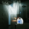 thumbnail image 5 of New Portable 4-Level Shower Waterproof Radio AM FM Mini Radio Bathroom Radio with Plug-in Card, 5 of 5