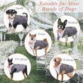 thumbnail image 6 of HQREA Dog Tuxedo Suit Formal Wedding Shirt with Bow Tie Holiday Wear for Boy Dogs, 6 of 6
