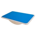 thumbnail image 4 of Montessori Balance Board Rocker Board, Ejercicio Sensorial Training, Antideslizante, Curvy Swing Estabilidad Equilibrio de madera para entrenamiento, Azul Macarena Tabla de equilibrio, 4 of 8