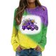 thumbnail image 1 of Gibobby Tops Mujeres Casual 2024 Sudadera de de Moda para Mujer Cuello Redondo Manga Larga Sudadera con Capucha Informal sin Sombrero (5)(Verde, M), 1 of 4