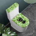 thumbnail image 2 of HELLHERO Polyester Toilet Lid Covers Set for Bathroom Home Comfort Holiday Toilet Seat Cover Set with Fits All Toilet Shapes 2 Piece, 2 of 8