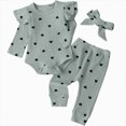 thumbnail image 4 of HCNTES Baby Girl Clothes Winter Baby Girls Outfit Long Sleeve with Elastic Waist Sweatpants Set Toddler Clothes Dailywear Set, 4 of 4