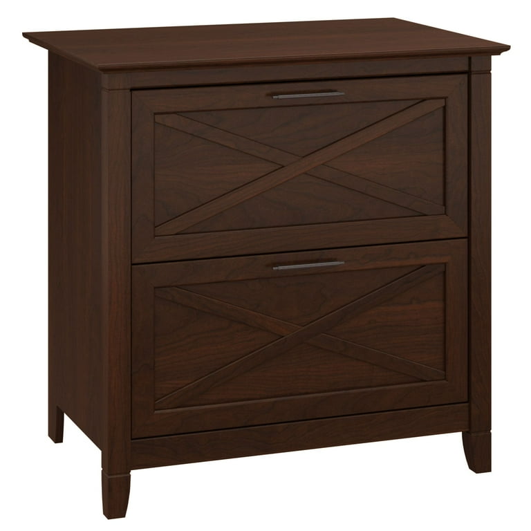 Bush Furniture Key West Lateral File Cabinet 2 Drawer Bing Cherry