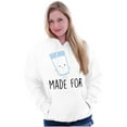 thumbnail image 3 of Cute Matching Set Couples Kawaii Unisex Plus Fleece Graphic Hoodie Brisco Brands 4X, 3 of 6