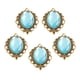 thumbnail image 1 of 5 Unids / pieza Ronda Colgante De Aleación De De Imitación Para Las Mujeres Teléfono Clave Decoración Accesorio Azul ácido Macarena Aleación de cristal colgante, 1 of 8