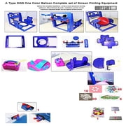 INTBUYING DQS One Color Ballon Complete Set Screen Printing Machine Equipment