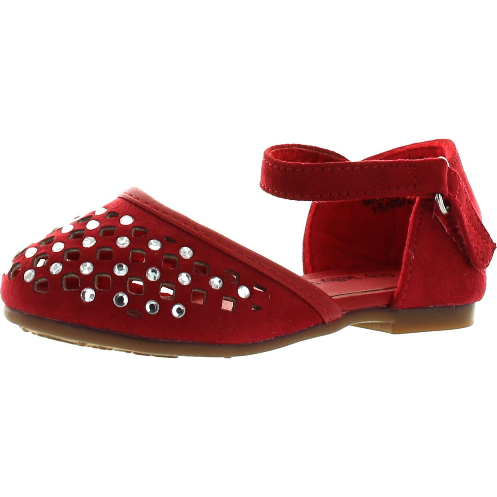 Jelly Beans CAPANO Toddler's Little Girl Ankle Strap Rhinstone Deco