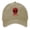 Brown, variant on Vintage Washed Baseball Cap for Men and Women, Adjustable Low Profile Dad Hat, Cotton Curved Brim Casual Outdoor Hat,Moroccan Flag Skull