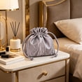thumbnail image 5 of Qliuoazw Drawstring Makeup Bag Large Capacity Cosmetic Bag Portable Storage Pouch Travel Toiletry Bag, 5 of 6
