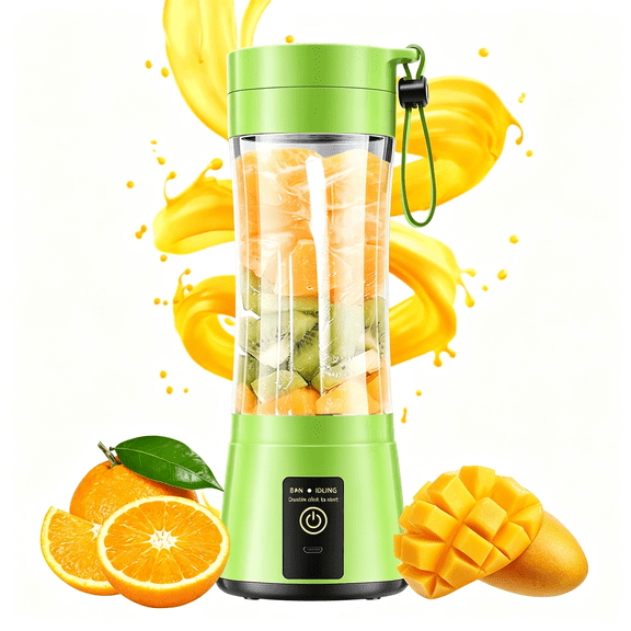 CURYMAY Portable Blender for Smoothies & Shakes - Cordless Personal Size Mini Blender with Bap Free Juice Cup, Quick Squeeze for Sports/Picnic/Home Compact Small Blender