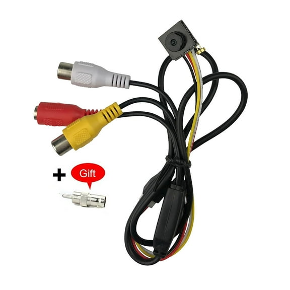 CCTV Micro Hidden Security Camera HD 1000TVL Small Portable Wired Camera Pinhole Convert Camera 3.6mm 90 Degree 12x12mm