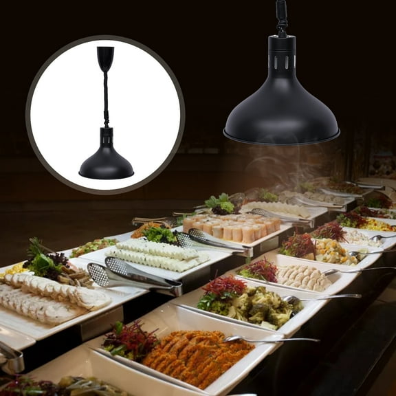 Food Heat Light Commercial Food Warmer Lamp Food Heating Lighting 250W Hanging