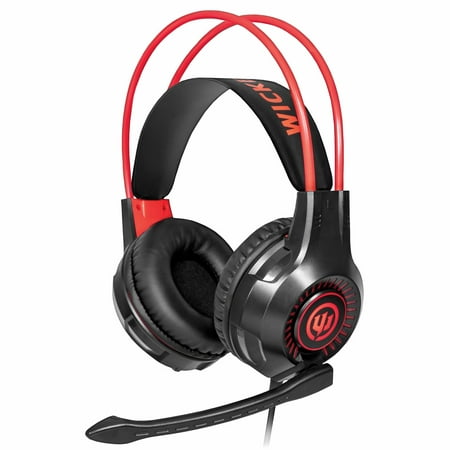 Wicked Audio Grid Legion 500 Wired Gaming Headphone - Black/Red