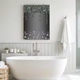 thumbnail image 4 of Canvas Wall Art, Black Grey Framed Canvas Prints for Bedroom Dining Room, Modern Abstract Diamond Luxury Gradient Large Gallery Wrapped Wall Decor for Home Office, Gifts, 20"x24" Ship Next Day, 4 of 9