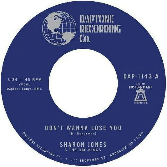 Sharon Jones & the Dap-Kings - Don't Want To Lose You / Don't Give A Friend A Number - Music & Performance - Vinyl [7-Inch]