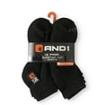 thumbnail image 2 of AND1 Quarter Cut Men's Socks, 12 Pack, 2 of 2
