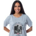 thumbnail image 3 of The White Lotus TV Show Womens' Tanya McQuoid Legends Never Die Nightgown Sleep Pajama Shirt, 3 of 6