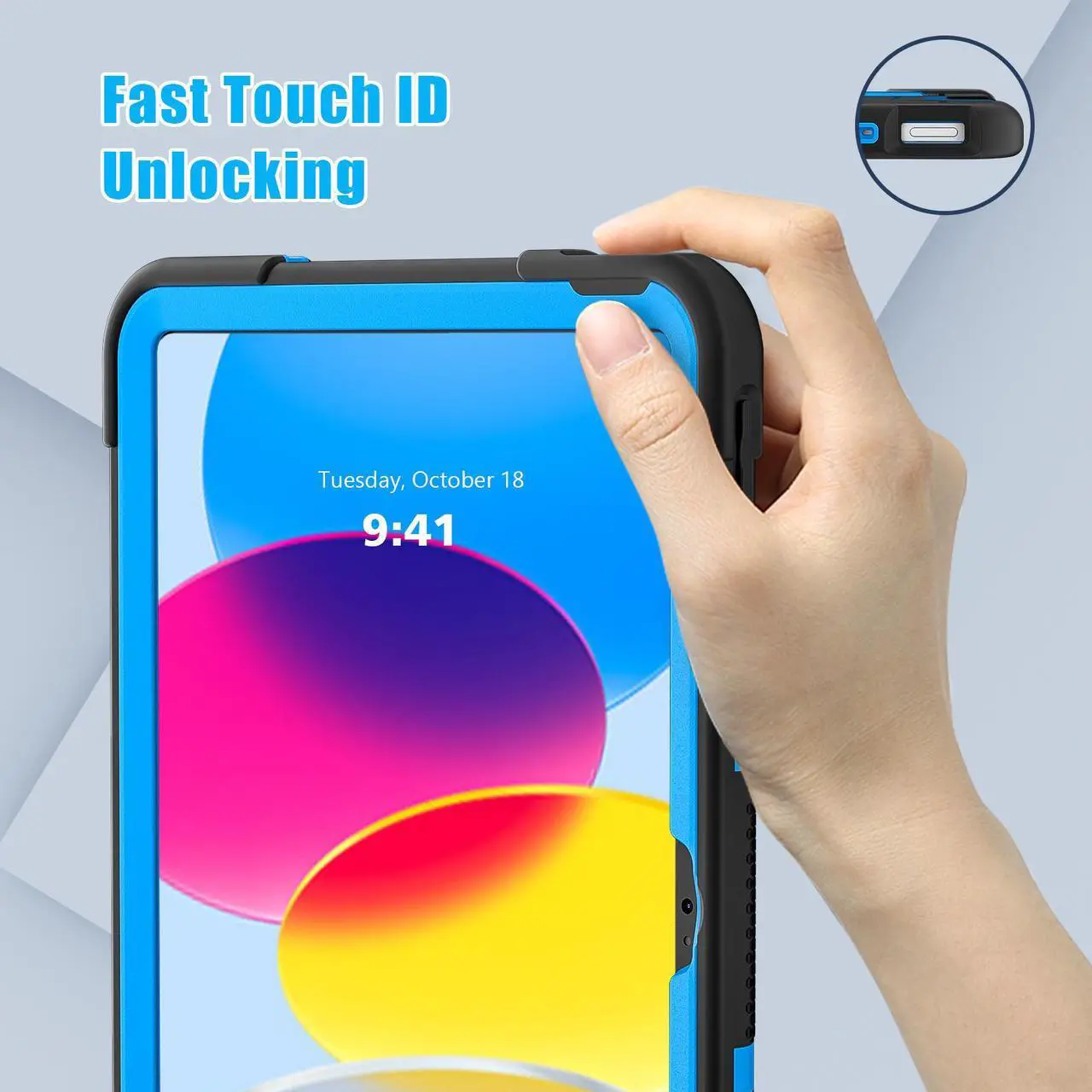 Case for iPad 11 inch (A16) 2025 / 10th Generation 10.9 inch 2022, iPad 11th / 10th Case with Pencil Holder Heavy Duty Rugged Protective Cover with Kickstand Stylus Pen