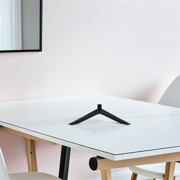 OFFIGAM 4PCS Replacement Base for TVs Plastic Black Stable Support Suitable for 24 Inch TVs