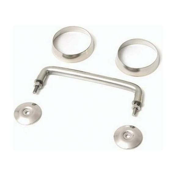 Rugged Ridge by RealTruck Windshield Tie Down for Wrangler TJ | Stainless Steel | 11104.01 | Compatible with 1997-2006 Jeep Wrangler TJ